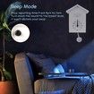Cuckoo Wall Clock,Cuckoo Bird Voices Call, Design Clock Pendulum, Bird House, Wall Art Home Living Room Kitchen Office Decoration (White)