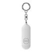 Personal Safety Alarm Keychain, 130dB High-Pitched Emergency Personal Alarm with LED Strobe Light Safety Siren Whistle for Women Elderly Kids (White)