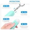 Personal Safety Alarm Keychain, 130dB High-Pitched Emergency Personal Alarm with LED Strobe Light Safety Siren Whistle for Women Elderly Kids (Blue)
