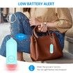 Personal Safety Alarm Keychain, 130dB High-Pitched Emergency Personal Alarm with LED Strobe Light Safety Siren Whistle for Women Elderly Kids (Blue)