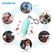 Personal Safety Alarm Keychain, 130dB High-Pitched Emergency Personal Alarm with LED Strobe Light Safety Siren Whistle for Women Elderly Kids (Blue)