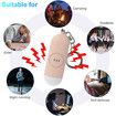 Personal Safety Alarm Keychain, 130dB High-Pitched Emergency Personal Alarm with LED Strobe Light Safety Siren Whistle for Women Elderly Kids (Pink)