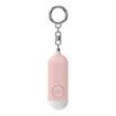 Personal Safety Alarm Keychain, 130dB High-Pitched Emergency Personal Alarm with LED Strobe Light Safety Siren Whistle for Women Elderly Kids (Pink)