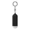 Personal Safety Alarm Keychain, 130dB High-Pitched Emergency Personal Alarm with LED Strobe Light Safety Siren Whistle for Women Elderly Kids (Black)