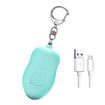 Rechargeable Safe Sound Personal Alarm,140dB Self Defense Keychain with LED Light, Women Personal Alarm SOS Safety Alert Device Key Chain to Carry (Blue)