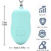 Rechargeable Safe Sound Personal Alarm,140dB Self Defense Keychain with LED Light, Women Personal Alarm SOS Safety Alert Device Key Chain to Carry (Blue)