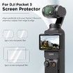 Screen Protector,Lens Protector for DJI Osmo Pocket 3 Accessories with Tempered Glass LCD Display Film,Ultra HD,9H Hardness,Scratch Resistant