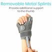 1P Thumb Wrist Brace for Right or Left Hand Spica Splint Brace for Carpal Tunnel Tendonitis Arthritis Compression Support for Women Men
