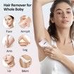 Epilator for Women, 6 in 1 Hair Removal Epilator, Shaver, Face Razor, Facial Brush, Face Massage and Body Exfoliator, Hair Removal for Women (Pink)