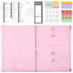 The Folder Document Organizer Book Organizer For Office Important Papers,Emergency Binder,Passports,Photos,and Letters Color Pink