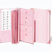 The Folder Document Organizer Book Organizer For Office Important Papers,Emergency Binder,Passports,Photos,and Letters Color Pink