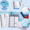 The Folder Document Organizer Book Organizer For Office Important Papers,Emergency Binder,Passports,Photos,and Letters Color Blue