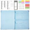 The Folder Document Organizer Book Organizer For Office Important Papers,Emergency Binder,Passports,Photos,and Letters Color Blue
