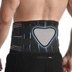 Size 2XL Sparthos Lumbar Support Belt Immediate Relief from Back Pain Sciatica Breathable With Lumbar Pad Adjustable Lower Back Waist Brace For Men Women
