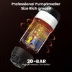 Portable Rechargeable Electric Espresso Machine Car Coffee Maker Self-Heating,Cold & Hot Dual Extraction for Travel,Camping -White