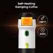 Portable Rechargeable Electric Espresso Machine Car Coffee Maker Self-Heating,Cold & Hot Dual Extraction for Travel,Camping -White