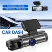 HD Dual Lens Car Recorder Dual Recording WiFi Infrared Night Vision for Driving Safety Not Include Memory Card