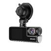 Triple Recording 2 Inch Dual Lens 1080P HD Dash Cam WIFI Mobile Connectivity Night Vision Not Include Memory Card