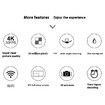 Dual Screen 4K HD Waterproof Sports Camera EIS Anti Shake WiFi Sync Black Not Include Memory Card