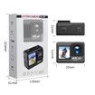 Dual Screen 4K HD Waterproof Sports Camera EIS Anti Shake WiFi Sync Black Not Include Memory Card