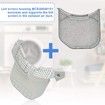 ADQ56656401 Dryer Lint Filter Upgraded Stainless Steel Mesh and MCK49049101 Lint Trap Cover Housing for LG ADQ566564 Replacement