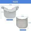 ADQ56656401 Dryer Lint Filter Upgraded Stainless Steel Mesh and MCK49049101 Lint Trap Cover Housing for LG ADQ566564 Replacement