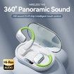AI Translation Earphones,OWS Real Time 144 Language Translator Earbuds,Open-Ear Translator,Wireless Translator Headset for iPhone & Android,White