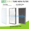 2 Pcs Replacement Filter, Compatible with Medify Air MA-40 Air Purifier, 3 in 1 H13 True HEPA Filter
