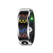 Smart Ring Color Screen Men Women Smart Touch Fitness Ring Multi-Modes Fitness Tracker Rate Pedometer Sleep Monitoring Size 10 Color Silver