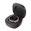 Smart Ring Color Screen Men Women Smart Touch Fitness Ring Multi-Modes Fitness Tracker Rate Pedometer Sleep Monitoring Size 11 Color Gold