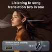 Language Translator Earbuds,Real Time 144 Languages Translate Bluetooth Earbuds,Translation Headphones Wireless High Precision Translation Headphones