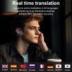 Language Translator Earbuds,Real Time 144 Languages Translate Bluetooth Earbuds,Translation Headphones Wireless High Precision Translation Headphones