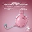 Barracuda X Wireless Gaming & Mobile Headset for PC, PlayStation, Switch, Android, iOS, 2.4GHz Wireless and Bluetooth with Detachable Mic (Pink)