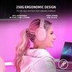 Barracuda X Wireless Gaming & Mobile Headset for PC, PlayStation, Switch, Android, iOS, 2.4GHz Wireless and Bluetooth with Detachable Mic (Pink)