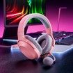 Barracuda X Wireless Gaming & Mobile Headset for PC, PlayStation, Switch, Android, iOS, 2.4GHz Wireless and Bluetooth with Detachable Mic (Pink)