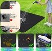 Under Grill Mat for Outdoor Grill,Double-Sided Fireproof Grill Pad,Indoor Fireplace/Fire Pit Mat,Oil-Proof Waterproof BBQ Protector(165*91cm)