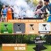 Under Grill Mat for Outdoor Grill,Double-Sided Fireproof Grill Pad,Indoor Fireplace/Fire Pit Mat,Oil-Proof Waterproof BBQ Protector(165*91cm)
