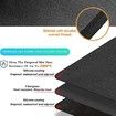 Under Grill Mat for Outdoor Grill,Double-Sided Fireproof Grill Pad,Indoor Fireplace/Fire Pit Mat,Oil-Proof Waterproof BBQ Protector(165*122cm)
