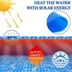 300cm (10 feet) diameter PE Insulated Swimming Pool Cover Bubble Insulation for Open Air Pools Solar Hot Water Bath Round Shape