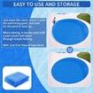 300cm (10 feet) diameter PE Insulated Swimming Pool Cover Bubble Insulation for Open Air Pools Solar Hot Water Bath Round Shape