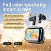 144+ Language Translator Wireless Earbuds Bluetooth Real Smart Translation With Touch screen Active Noise ANC Wireless Charging Case Color Black