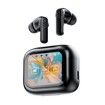 144+ Language Translator Wireless Earbuds Bluetooth Real Smart Translation With Touch screen Active Noise ANC Wireless Charging Case Color Black