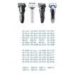 WES9087 and WES9068 Outer Foil and Inner Blade Compitible for Panasonic Shaver ES8101 ES8109 ES-ST23 for WES9013