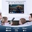 for TCL Google TV Remote Control Replacement, RC813 Compatible with TCL QM8, QM7, Q7, Q6, Q5, S5, S4, S3 4K UHD HDR LED QLED QD MiniLED Full HD Smart TVs