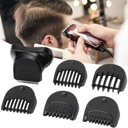 Electric Hair Trimmer Head Compatible, 5pcs Comb for Braun Series 3, BT32 Head Replacement Blade, Hair Clipper Cutting Guides, Combs