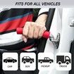 2 Pack Car Handle Assist for Elderly Car Door Handle for All Vehicles Car Support Handle, Portable Assistive Device for Elderly (Red)