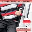2 Pack Car Handle Assist for Elderly Car Door Handle for All Vehicles Car Support Handle, Portable Assistive Device for Elderly (Red)