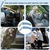 2 Pcs Car Door Assist Handle, Vehicle Support Handles Seatbelt Cutter Window Breaker Portable Automotive Car Handle Assist for Elderly and Car Emergency Tool