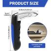 2 Pcs Car Door Assist Handle, Vehicle Support Handles, Portable Automotive Car Handle Assist for Elderly and Car Emergency Tool (Blue)