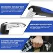 2 Pcs Car Door Assist Handle, Vehicle Support Handles, Portable Automotive Car Handle Assist for Elderly and Car Emergency Tool (Blue)